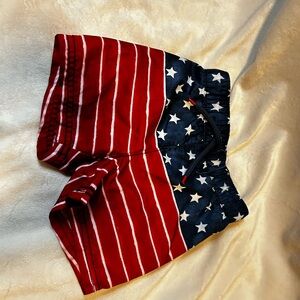 Old Navy Kids Swim Trunks - Red and Blue